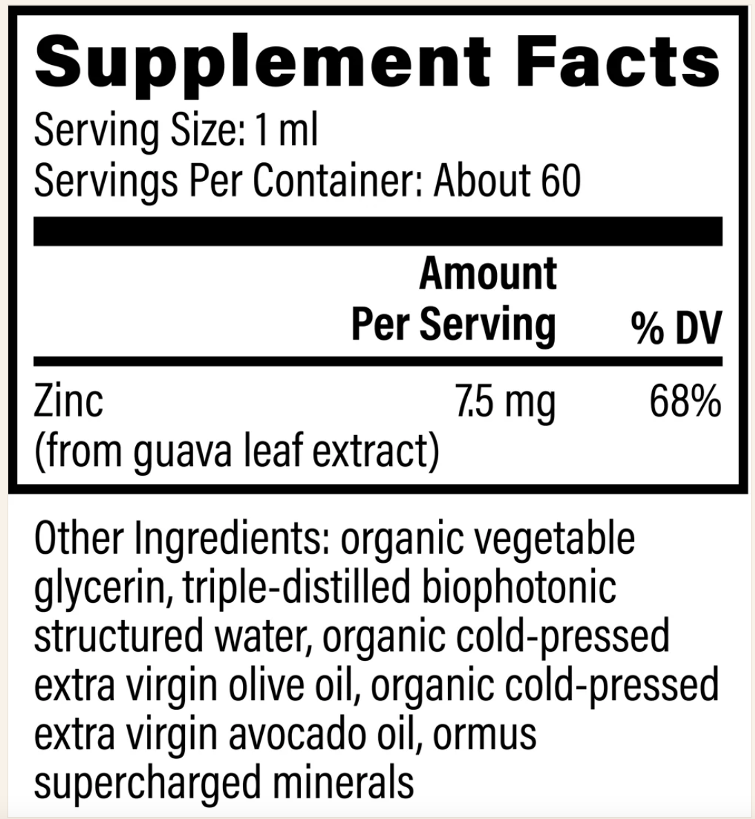 Zinc