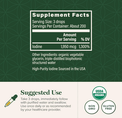 Global Healing Detoxadine Iodine