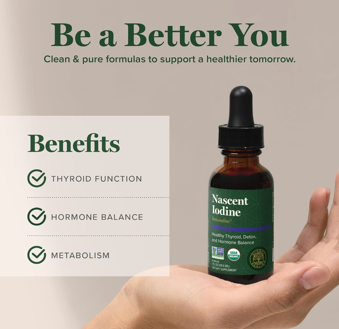 Global Healing Detoxadine Iodine